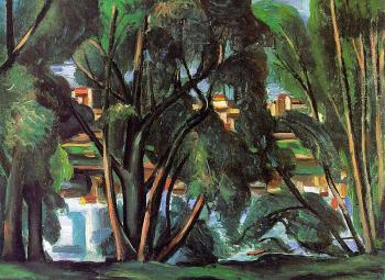 Andre Derain : Trees on the Banks of the Seine